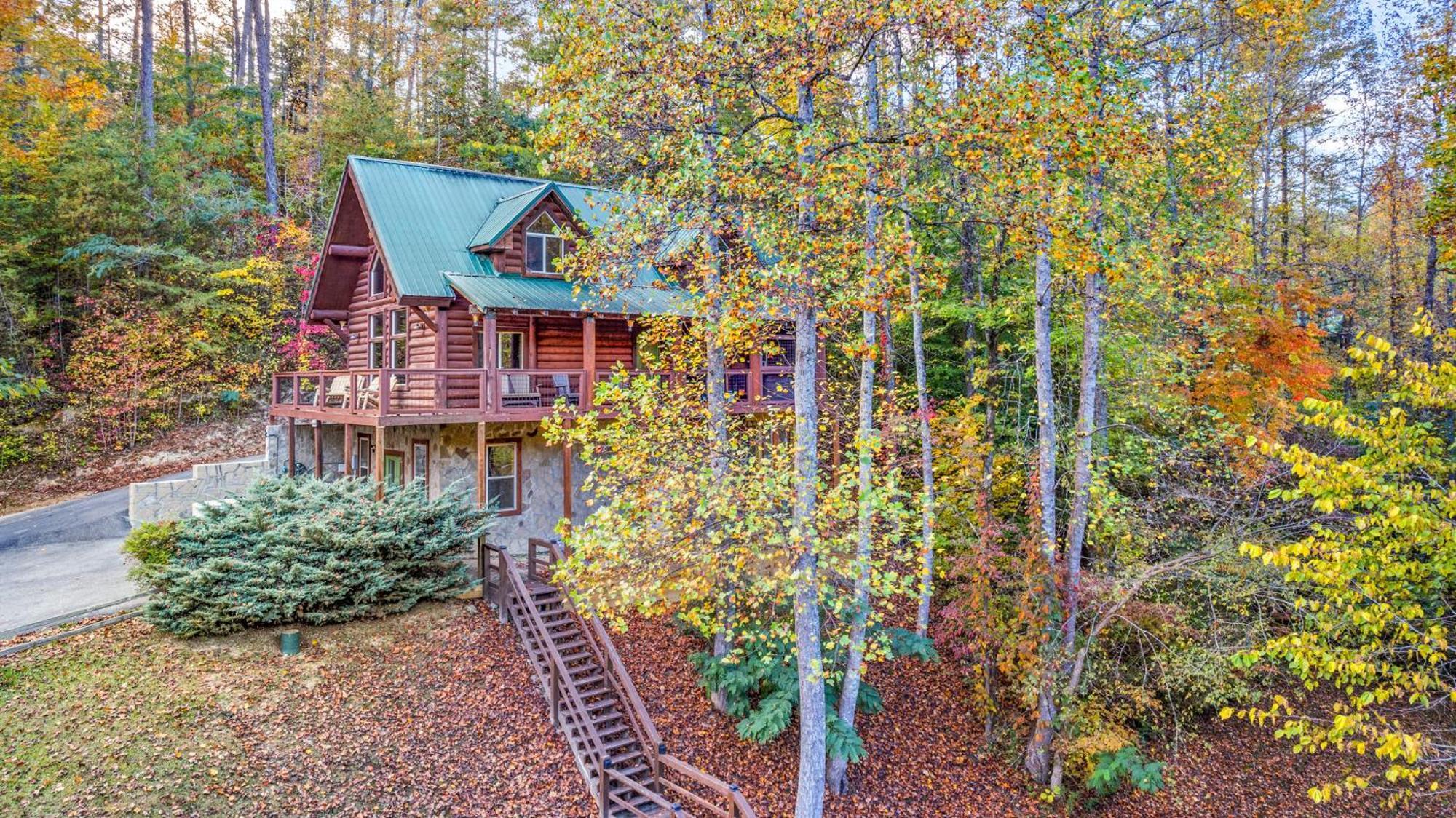 Relaxation Retreat - Large Family Cabin - Wifi, Fire Pit, Game Room With Pool Table And More Sevierville Eksteriør bilde