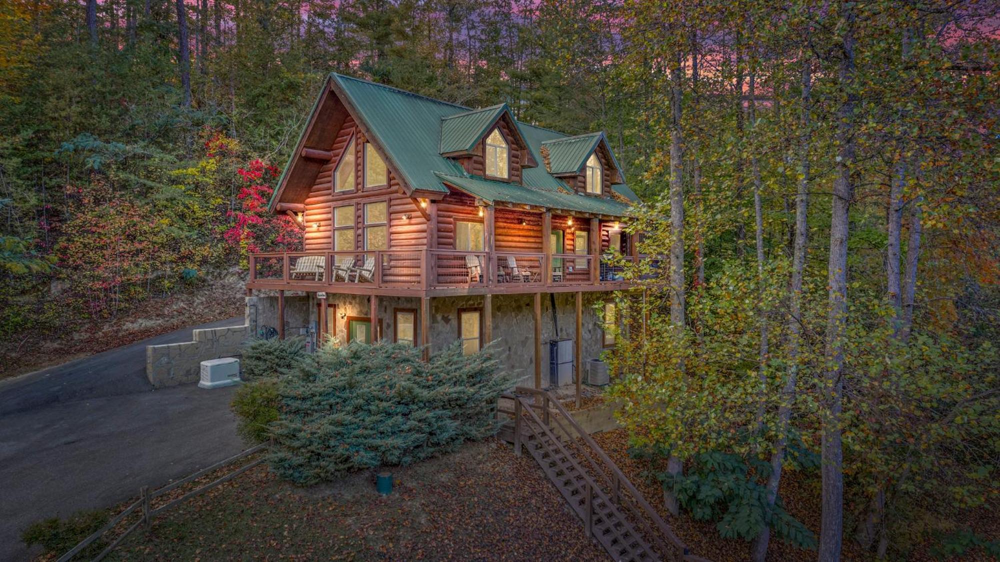 Relaxation Retreat - Large Family Cabin - Wifi, Fire Pit, Game Room With Pool Table And More Sevierville Eksteriør bilde