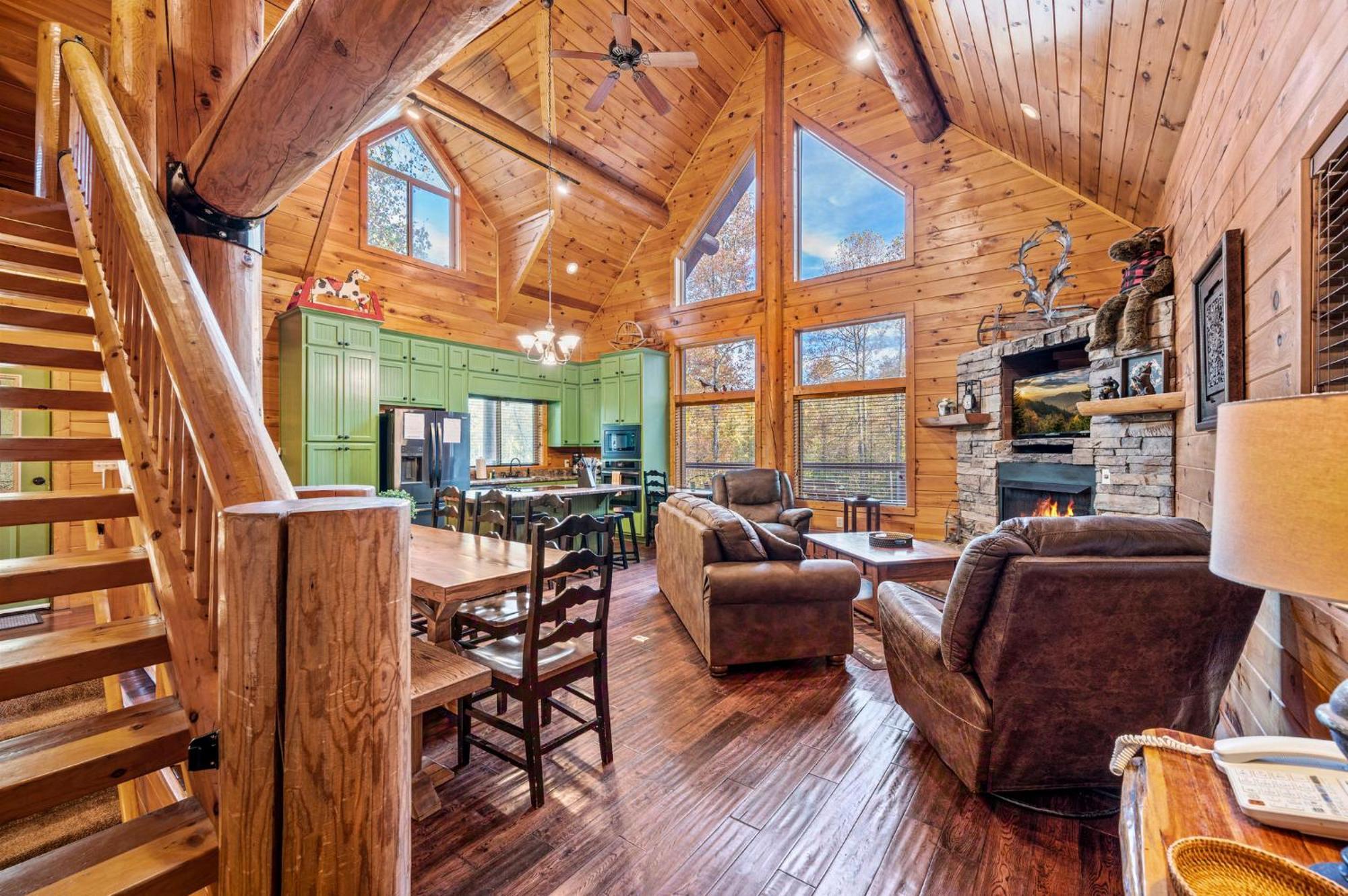 Relaxation Retreat - Large Family Cabin - Wifi, Fire Pit, Game Room With Pool Table And More Sevierville Eksteriør bilde