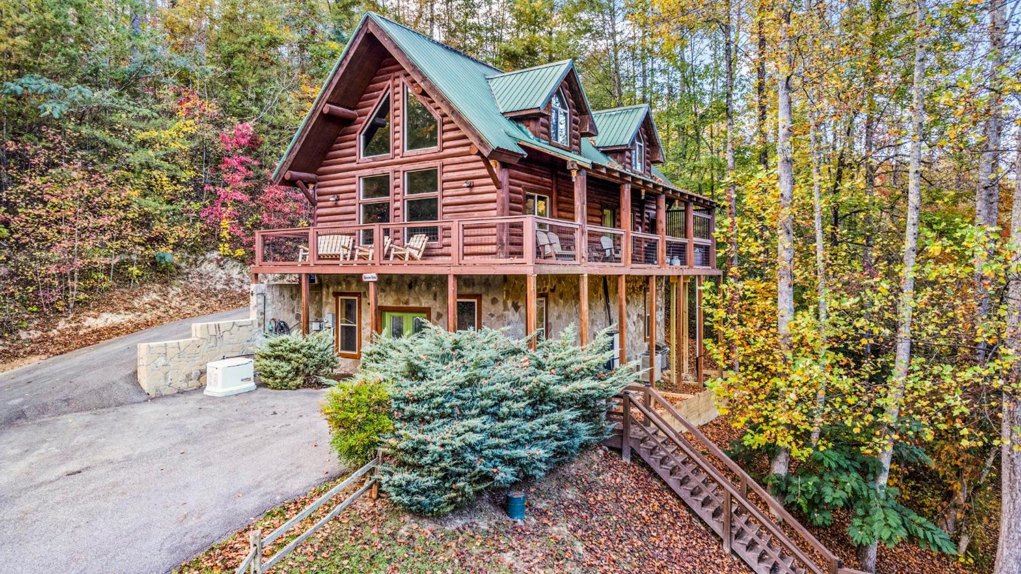 Relaxation Retreat - Large Family Cabin - Wifi, Fire Pit, Game Room With Pool Table And More Sevierville Eksteriør bilde