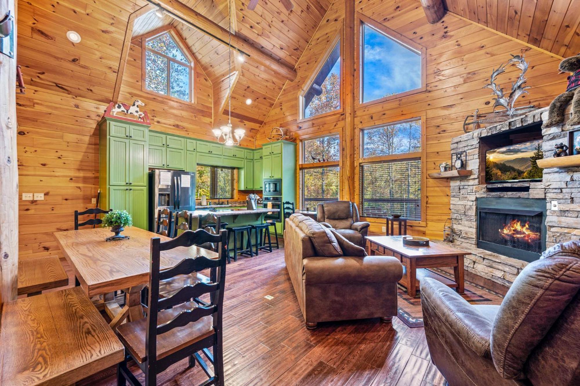 Relaxation Retreat - Large Family Cabin - Wifi, Fire Pit, Game Room With Pool Table And More Sevierville Eksteriør bilde