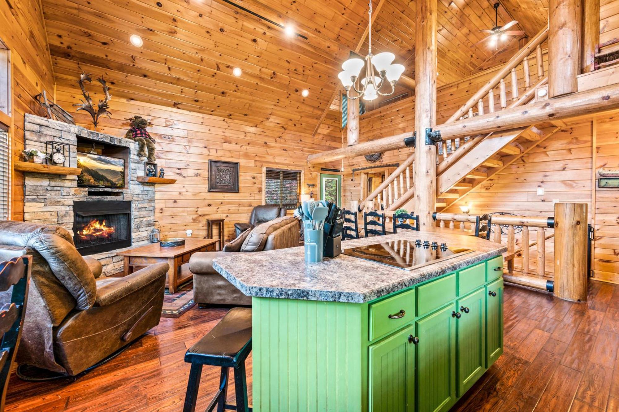 Relaxation Retreat - Large Family Cabin - Wifi, Fire Pit, Game Room With Pool Table And More Sevierville Eksteriør bilde