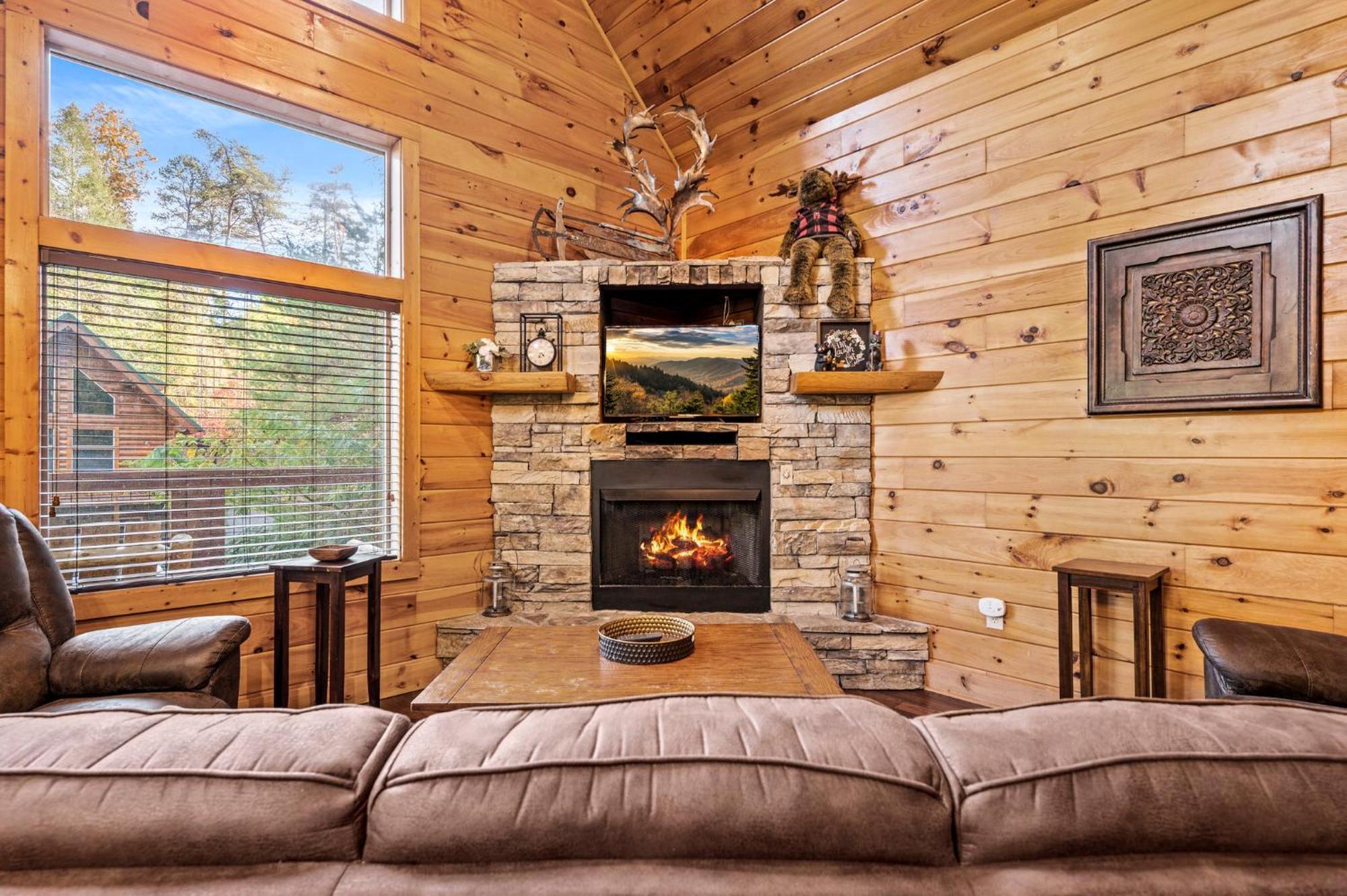 Relaxation Retreat - Large Family Cabin - Wifi, Fire Pit, Game Room With Pool Table And More Sevierville Eksteriør bilde